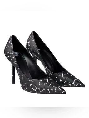 🛍️ Jimmy Choo Authentic Black and White Graphic Limited Edition New w/Box